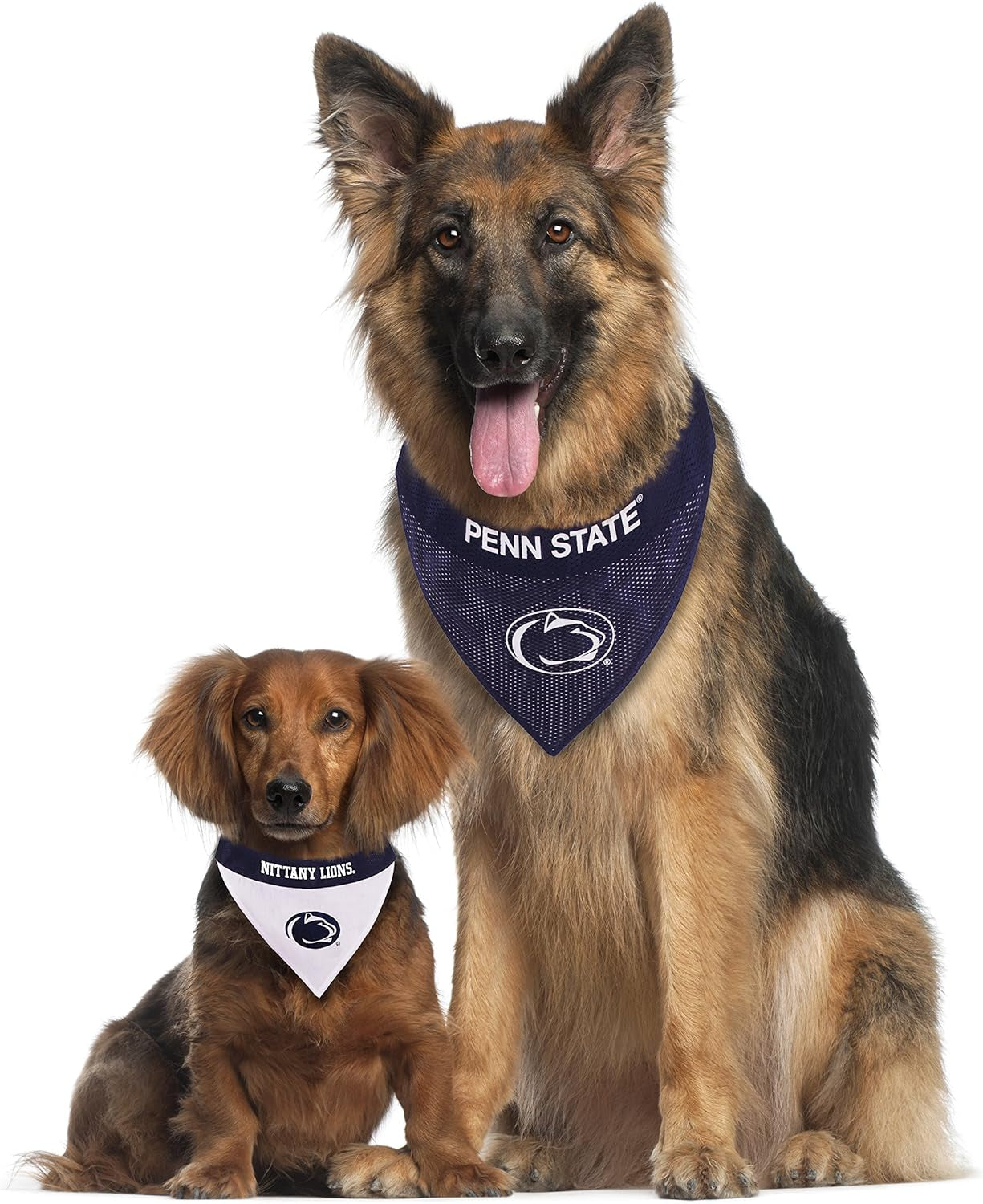 Collegiate Pet Accessories, Reversible Bandana, Penn State Nittany Lions, Small/Medium