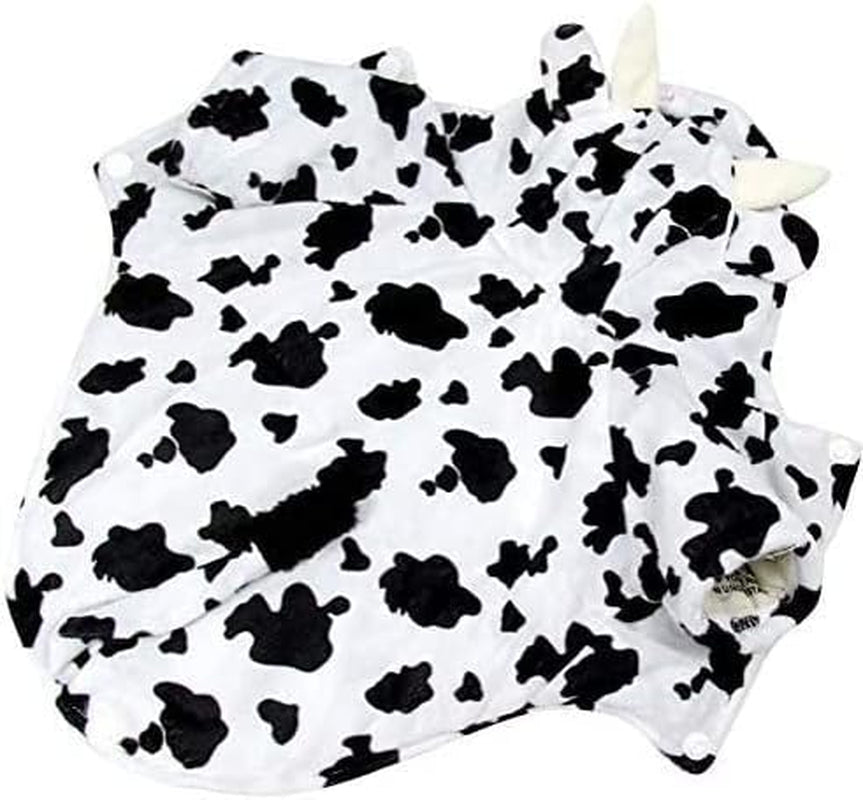 Dog Hoodie Cat Apparel Cow Kitty Clothes Adorable Pet Dog Costumes Halloween Puppy Cosplay Outfits Dog Pajamas Coat Cat PJS Soft Doggie Sweater Dog Cold Weather Coats