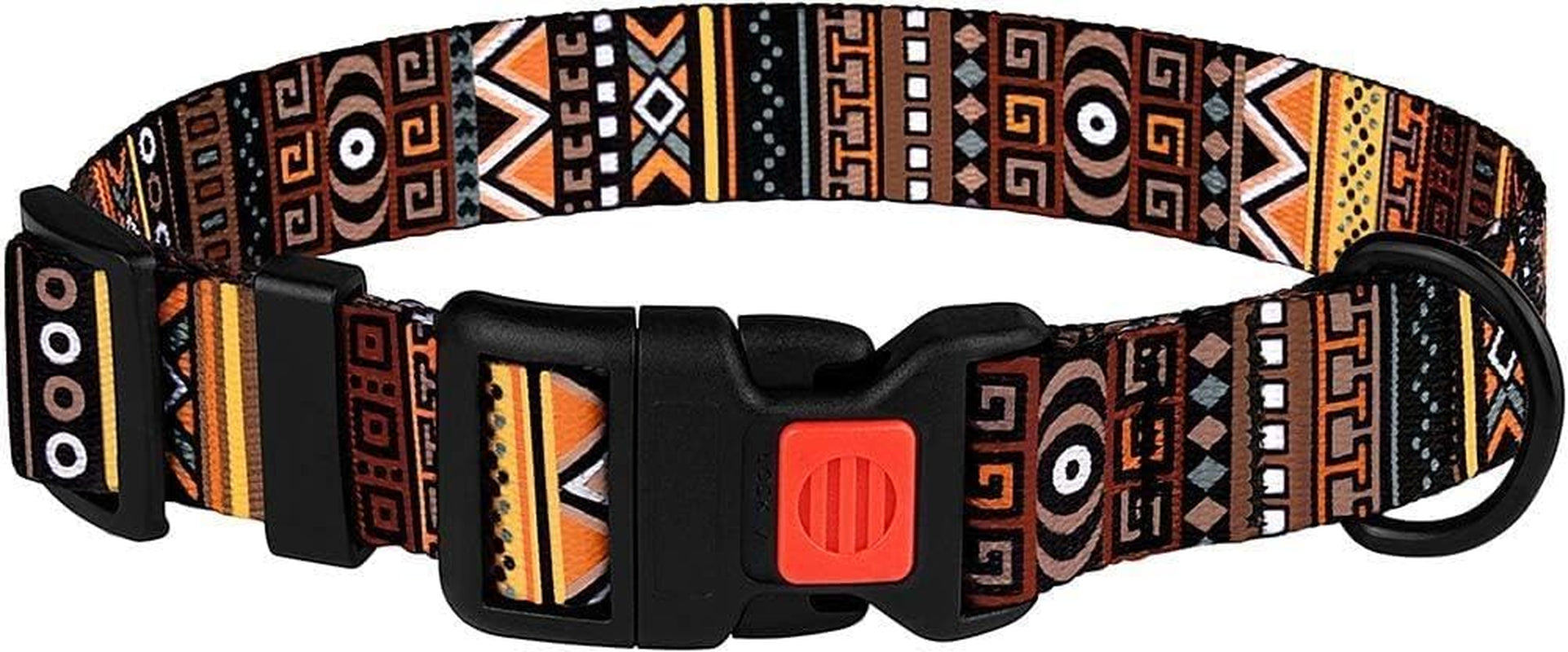 Nylon Dog Collar Aztec Pattern Pattern 3 10-13 Inch