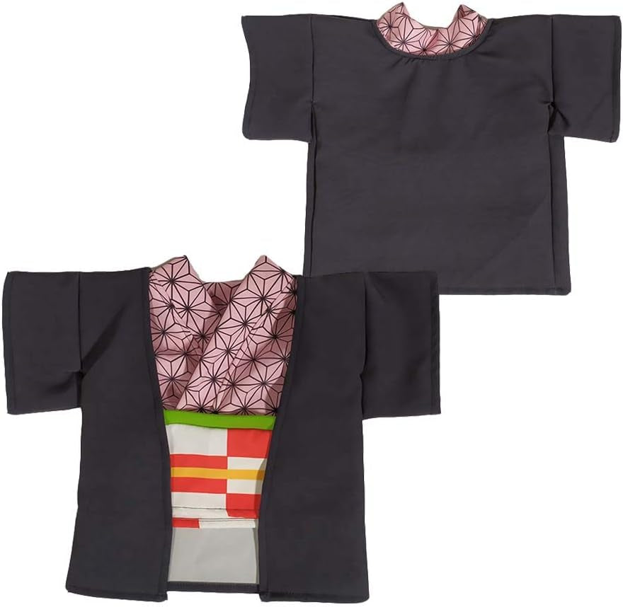 Halloween Pet Costume Anime Cosplay Clothes Puppy Cat Small Dog Cartoon Costume Kimono (Kamado Nezuko)