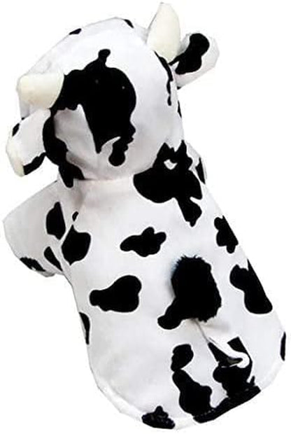 Dog Hoodie Cat Apparel Cow Kitty Clothes Adorable Pet Dog Costumes Halloween Puppy Cosplay Outfits Dog Pajamas Coat Cat PJS Soft Doggie Sweater Dog Cold Weather Coats