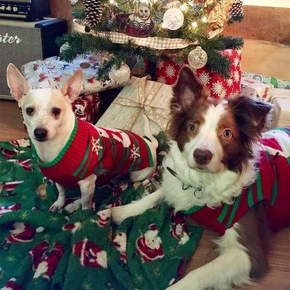 Dog Snow Sweaters Thick Snowman Sweaters Xmas Dog Holiday Sweaters New Year Christmas Sweater Pet Clothes for Small Dog and Cat (Thick Snowman, XXS)