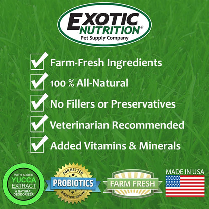 Hedgehog Complete 2 Lb - Nutritionally Complete Natural Healthy High Protein Pellets & Dried Mealworms - Food for Pet Hedgehogs