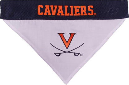 Collegiate Pet Accessories, Reversible Bandana, Virginia Cavaliers, Large/X-Large
